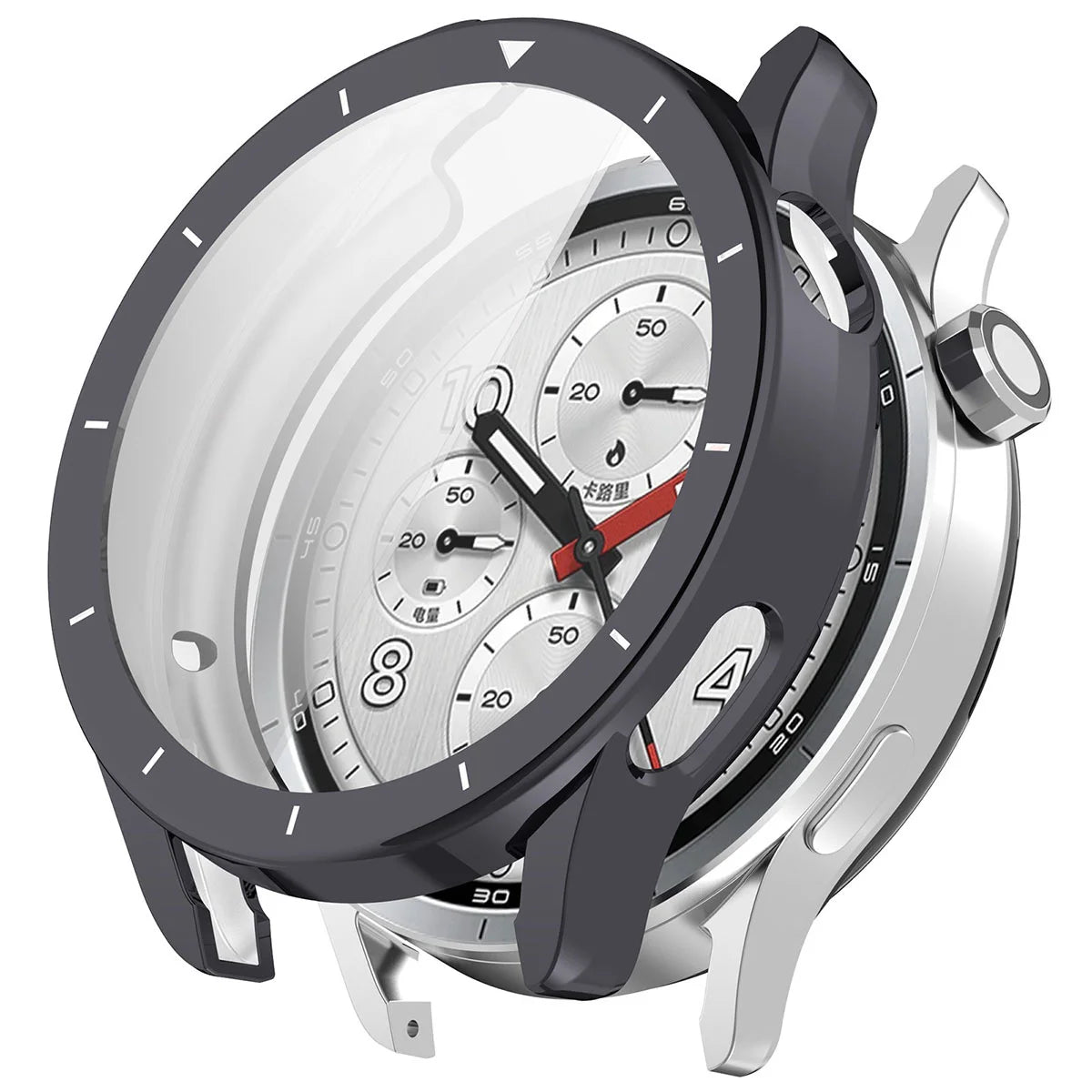 Schutzhülle für Xiaomi Watch S5, Bizon Case Watch Felipe, Grau