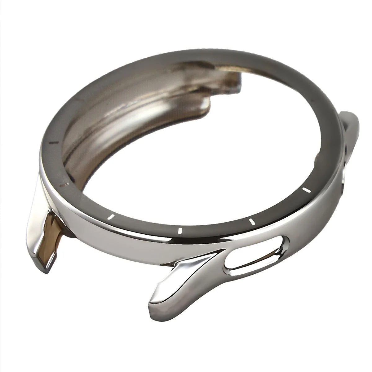 Schutzhülle für Xiaomi Watch S5, Bizon Case Watch Felipe, Silbern