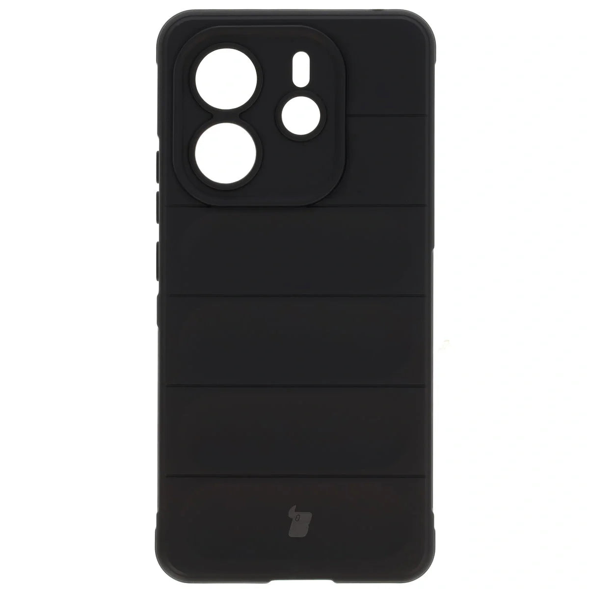 Robuste Handyhülle für Xiaomi Redmi Note 14 4G, Bizon Case Tur, Schwarz