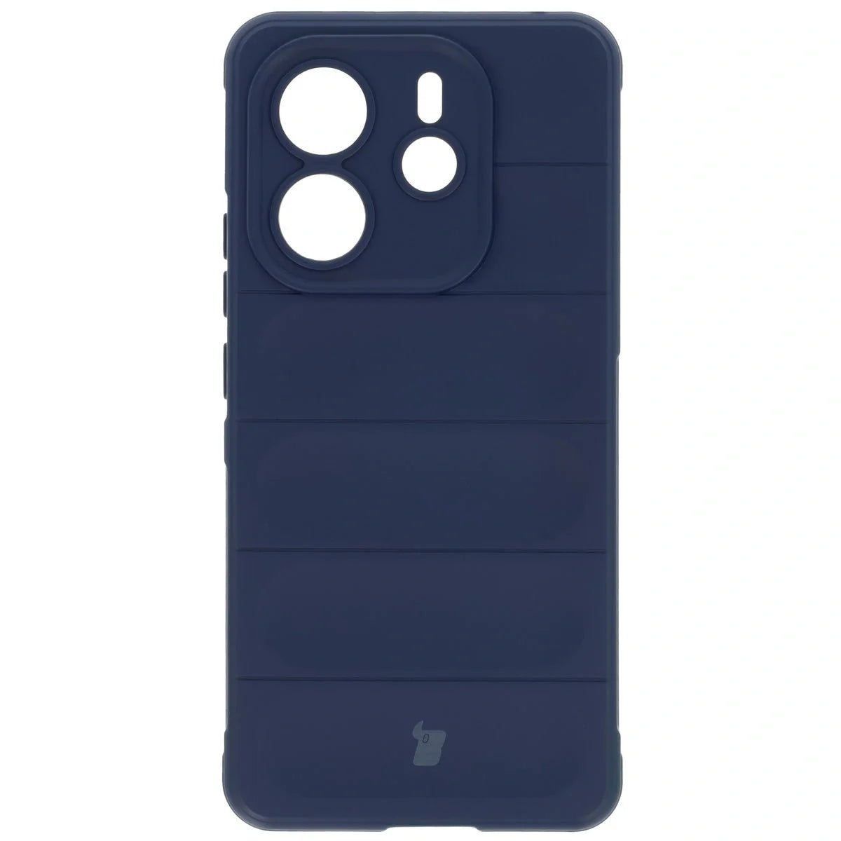 Robuste Handyhülle für Xiaomi Redmi Note 14 4G, Bizon Case Tur, Dunkelblau