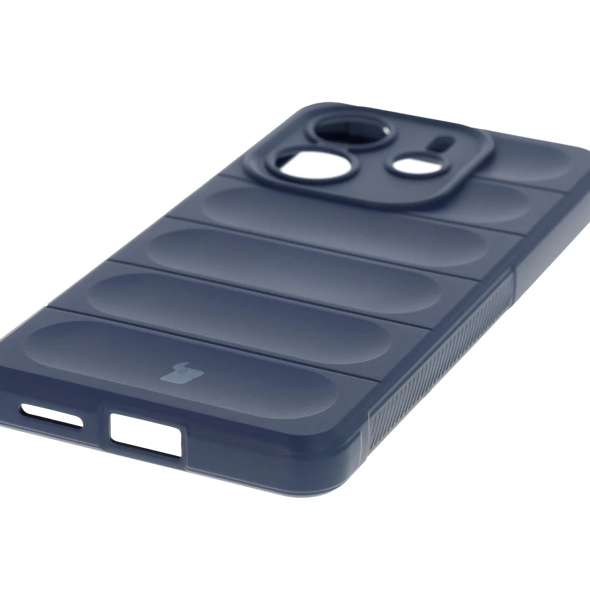 Robuste Handyhülle für Xiaomi Redmi Note 14 4G, Bizon Case Tur, Dunkelblau