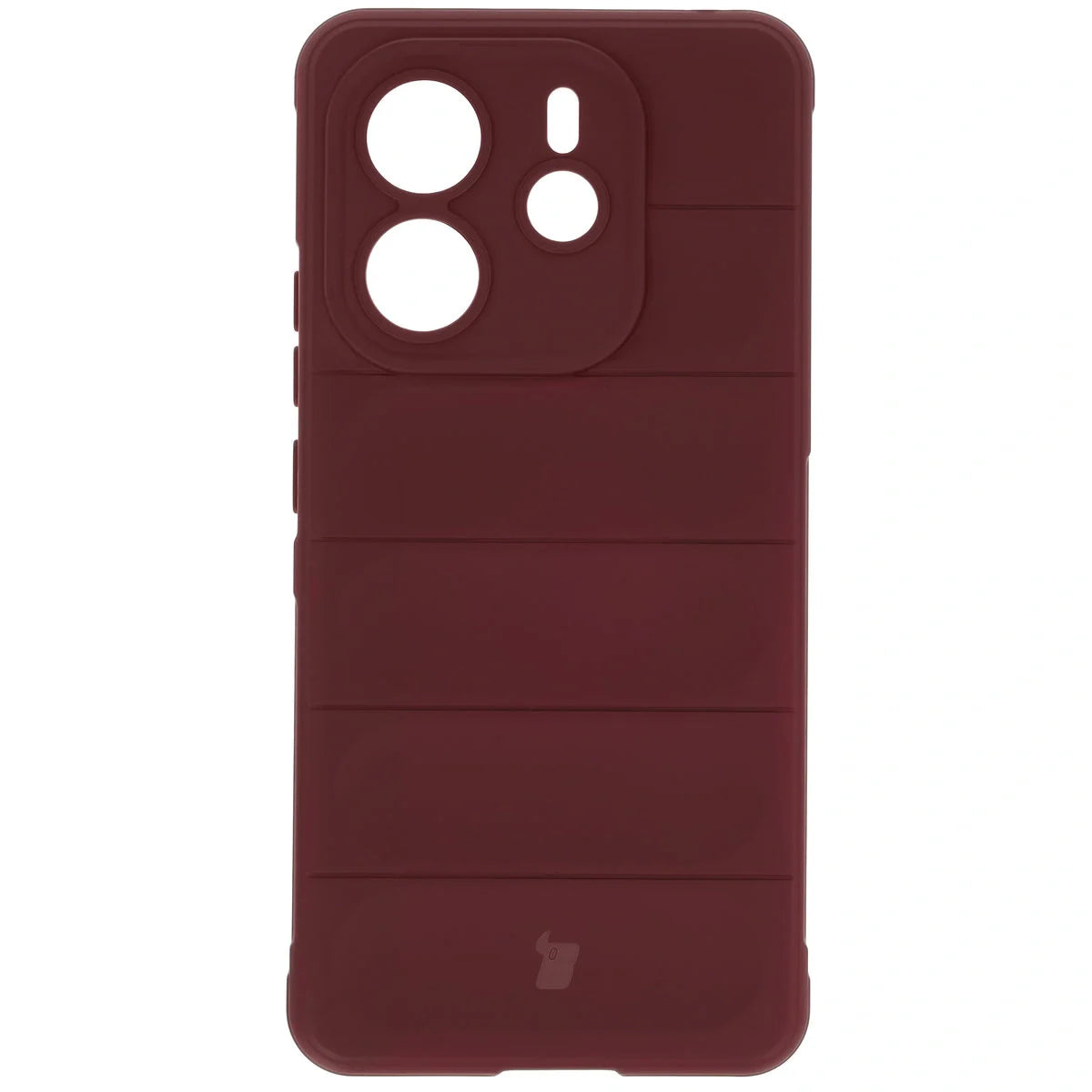 Robuste Handyhülle für Xiaomi Redmi Note 14 4G, Bizon Case Tur, Burgunderrot