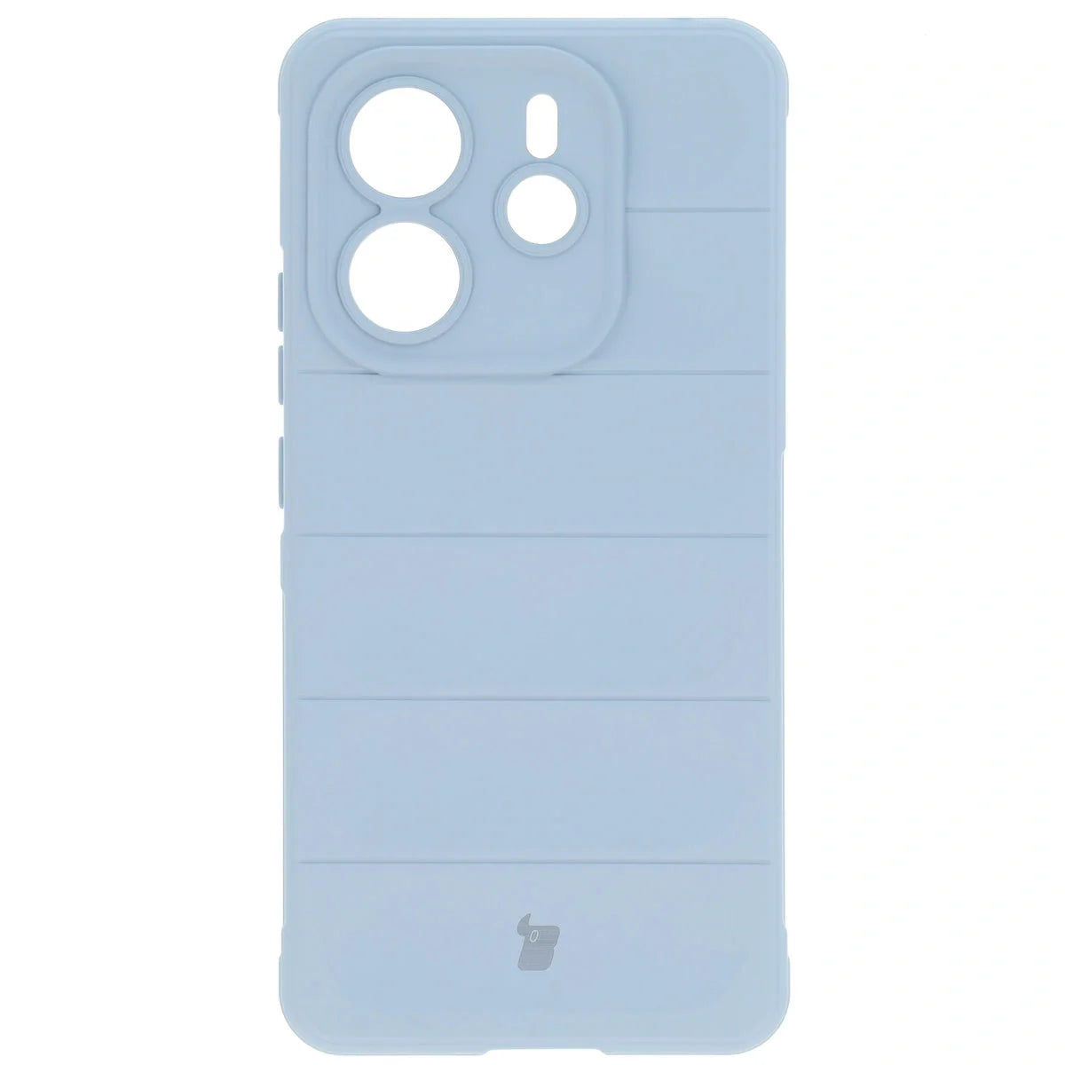 Robuste Handyhülle für Xiaomi Redmi Note 14 4G, Bizon Case Tur, Hellblau