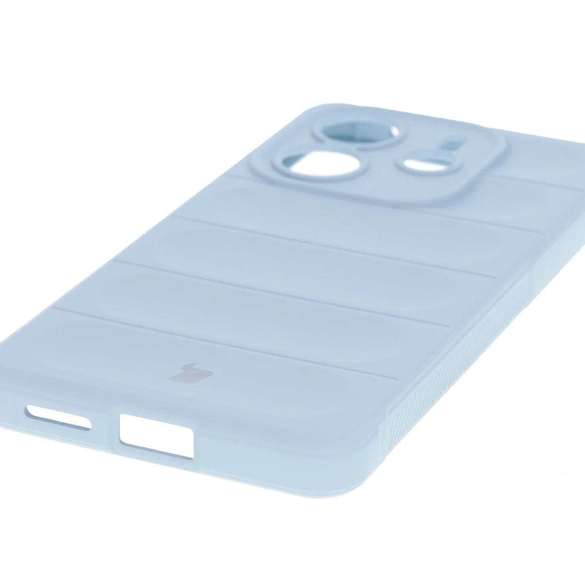 Robuste Handyhülle für Xiaomi Redmi Note 14 4G, Bizon Case Tur, Hellblau