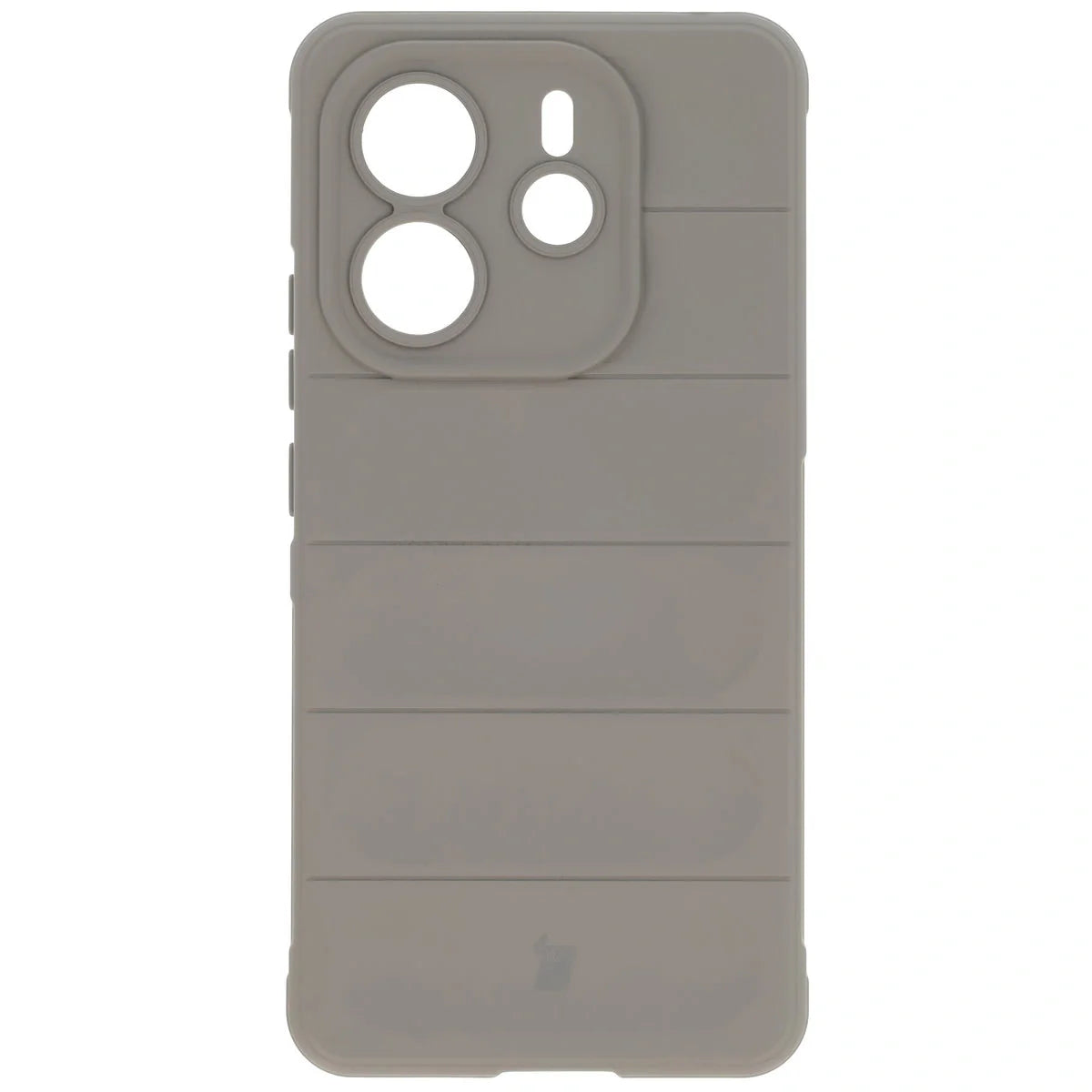 Robuste Handyhülle für Xiaomi Redmi Note 14 4G, Bizon Case Tur, Hellgrau