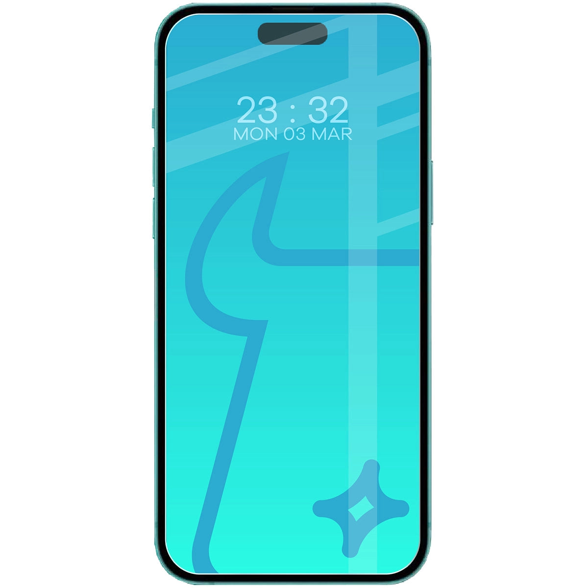 Gehärtetes Glas für iPhone 15 Plus / 15 Pro Max / 16 Plus, Bizon Glass Clear 2