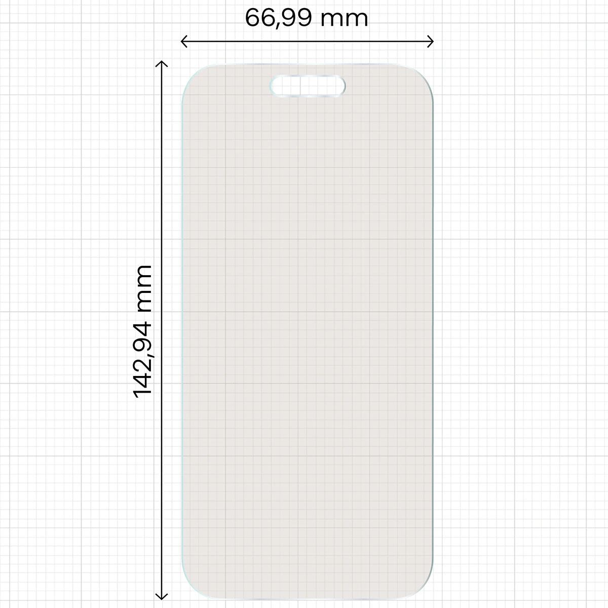2x Matte Folie mit dem umweltfreundlichen Applikator für iPhone 16, Bizon Eplikator Film Matte (2/5)