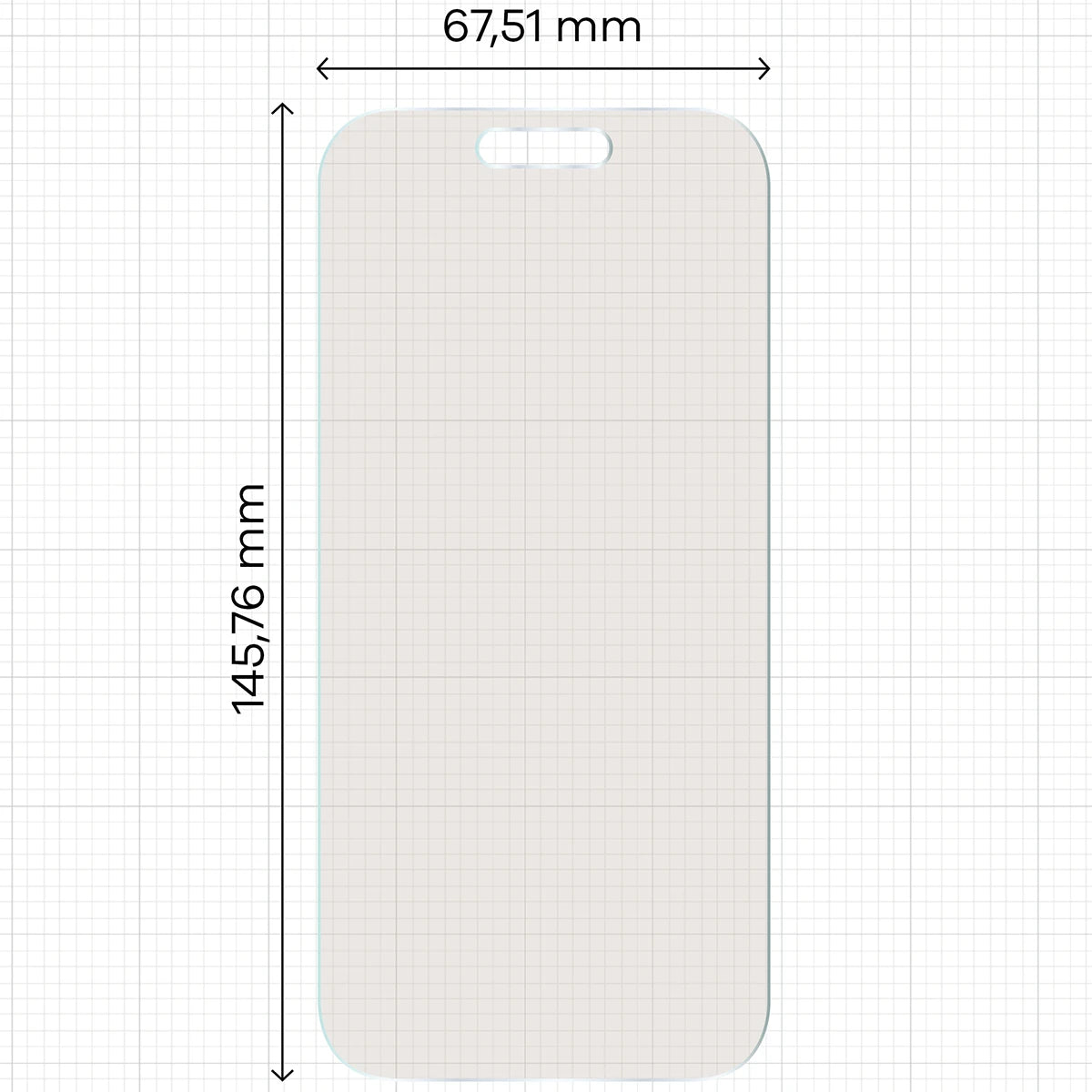 2x Matte Folie mit dem umweltfreundlichen Applikator für iPhone 17, Bizon Eplikator Film Matte (2/5)