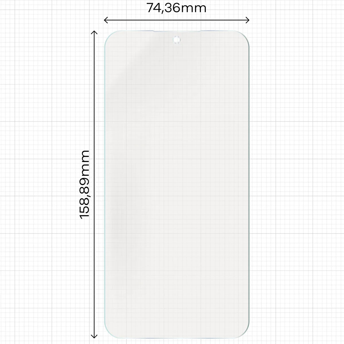 2x Matte Folie mit dem umweltfreundlichen Applikator für Galaxy S25 FE, Bizon Eplikator Film Matte (2/5)