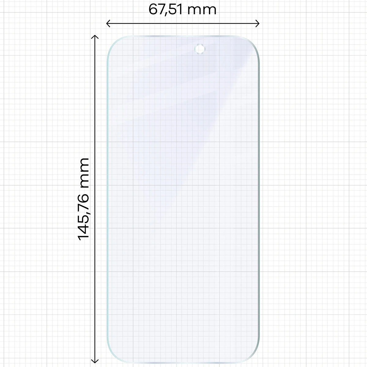 2x Hybridglas mit dem umweltfreundlichen Applikator für iPhone 16 Pro, Bizon Eplikator Hybrid Mule (2/5)