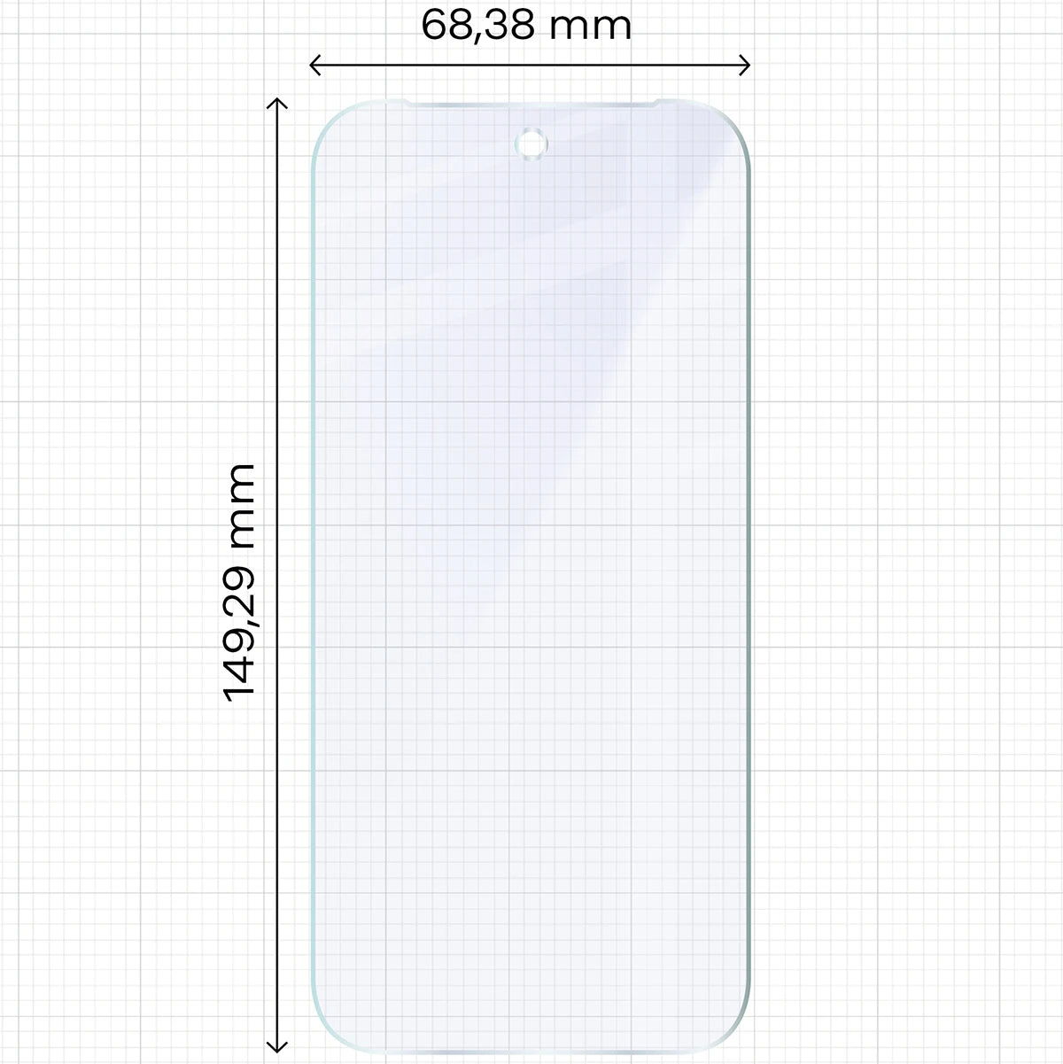 2x Hybridglas mit dem umweltfreundlichen Applikator für Google Pixel 10 Pro, Bizon Eplikator Hybrid Mule (2/5)