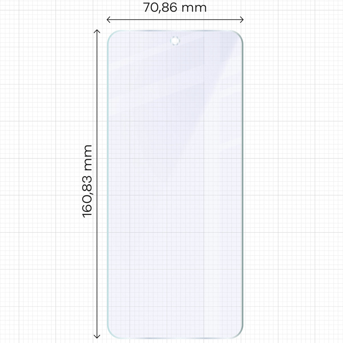 2x Hybridglas mit dem umweltfreundlichen Applikator für Motorola Moto G56 5G, Bizon Eplikator Hybrid Mule (2/5)