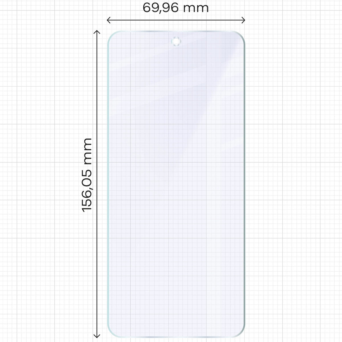 2x Hybridglas mit dem umweltfreundlichen Applikator für Motorola Moto G86 Power 5G, Bizon Eplikator Hybrid Mule (2/5)