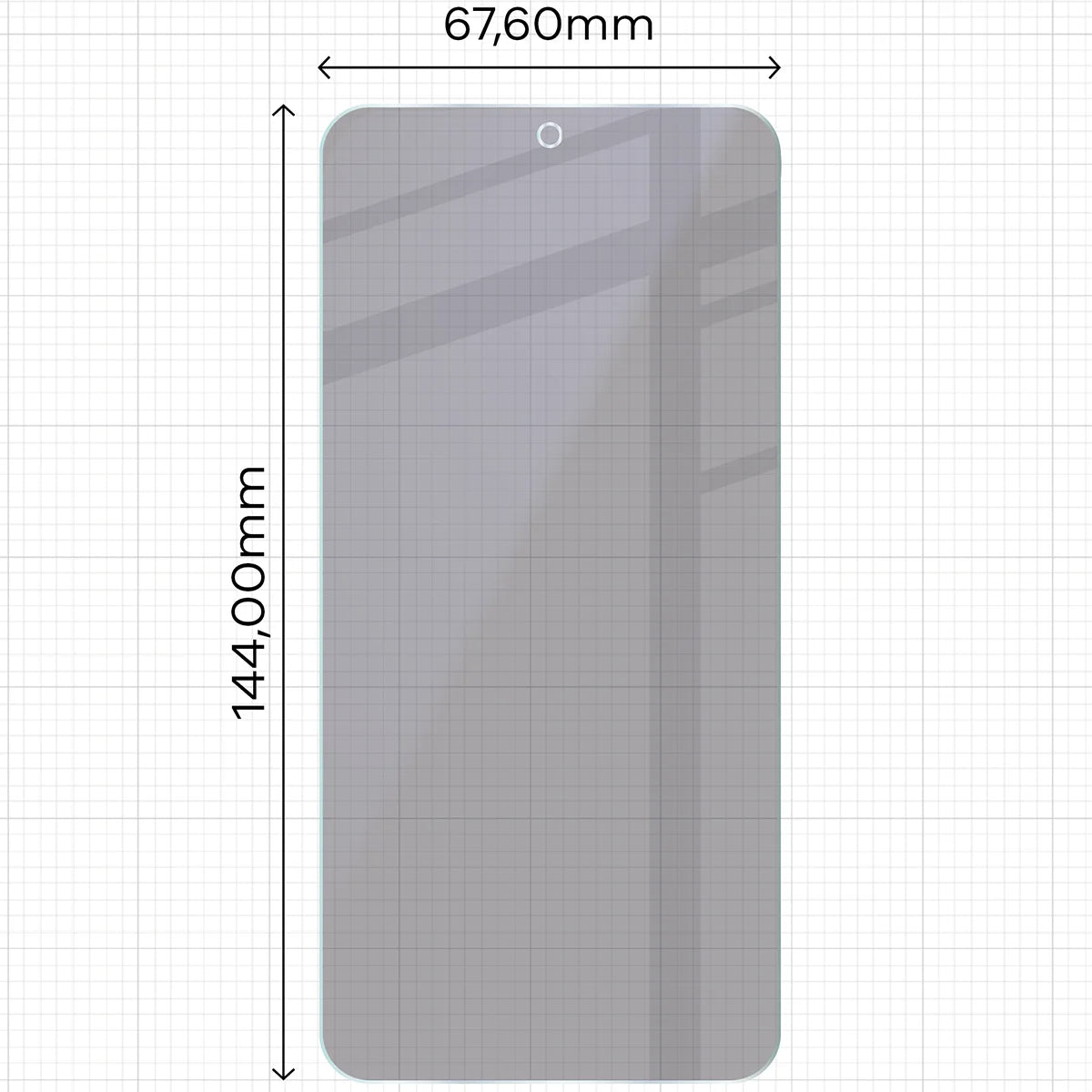 2x Hybridglas mit Sichtschutz mit dem umweltfreundlichen Applikator für Galaxy S25, Bizon Eplikator Hybrid Shadow (2/5)