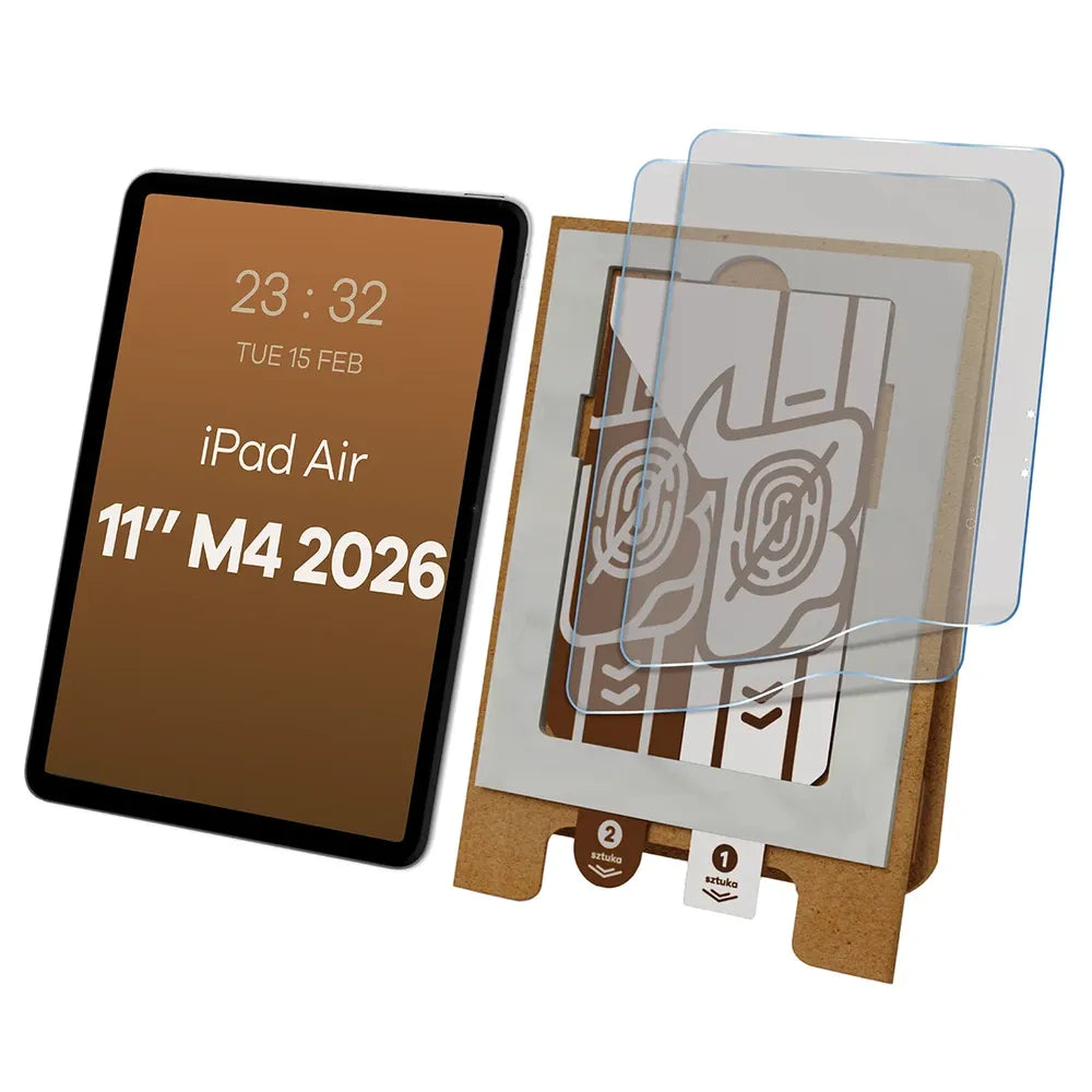 2x Matte Folie mit dem umweltfreundlichen Applikator für Apple iPad Air 11 M4 2026, Bizon Eplikator Tab Film Matte (1/5)