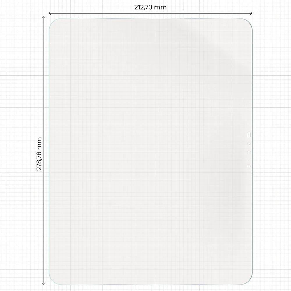 2x Matte Folie mit dem umweltfreundlichen Applikator für Apple iPad Pro 13 M4 2024, Bizon Eplikator Tab Film Matte (2/5)
