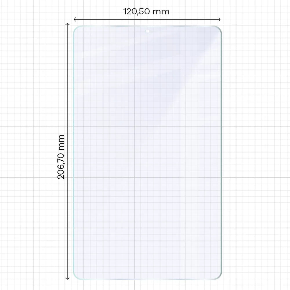 2x Hybridglas mit dem umweltfreundlichen Applikator für Galaxy Tab A11, Bizon Eplikator Tab Hybrid Mule (2/5)