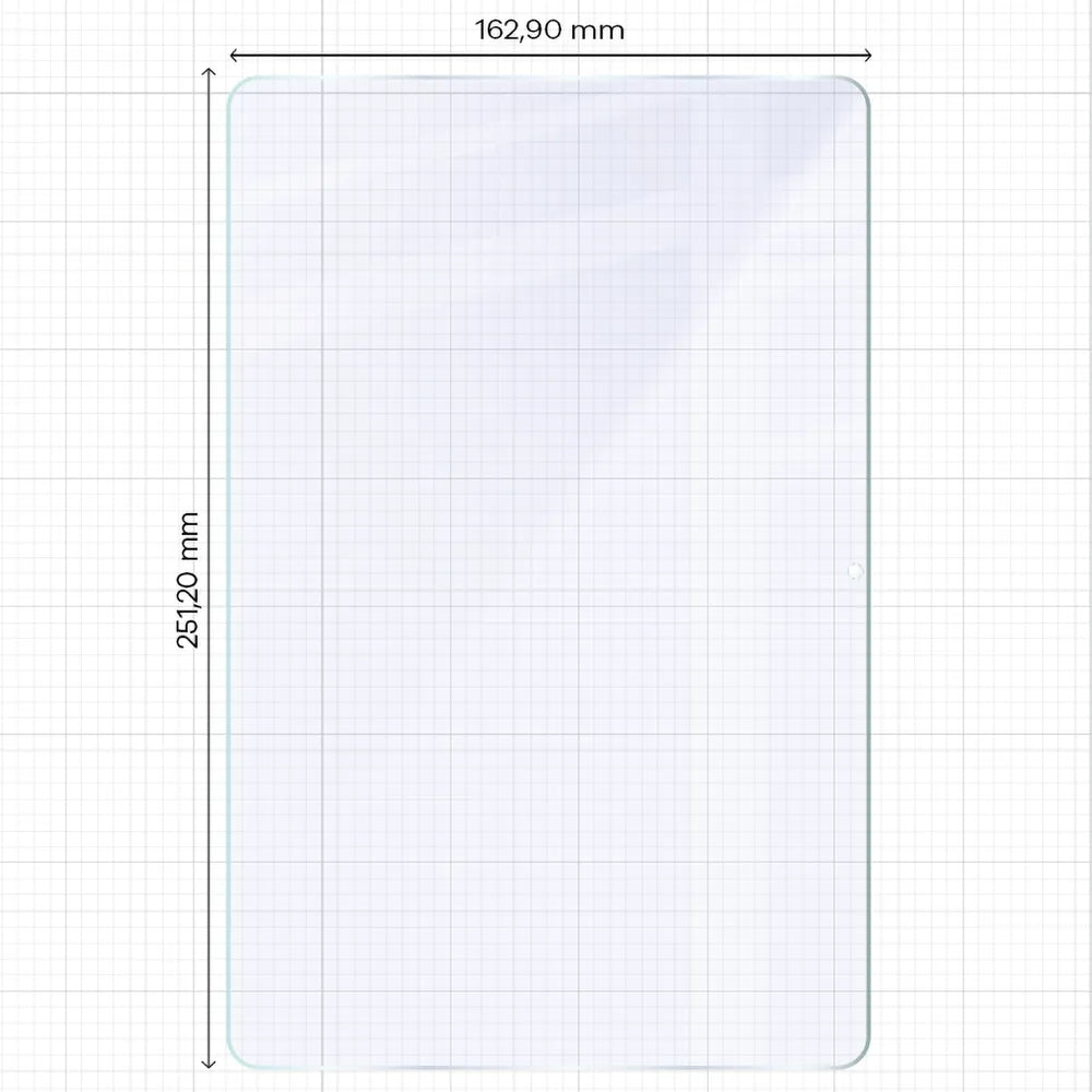 2x Hybridglas mit dem umweltfreundlichen Applikator für Galaxy Tab S10 FE, Bizon Eplikator Tab Hybrid Mule (2/5)