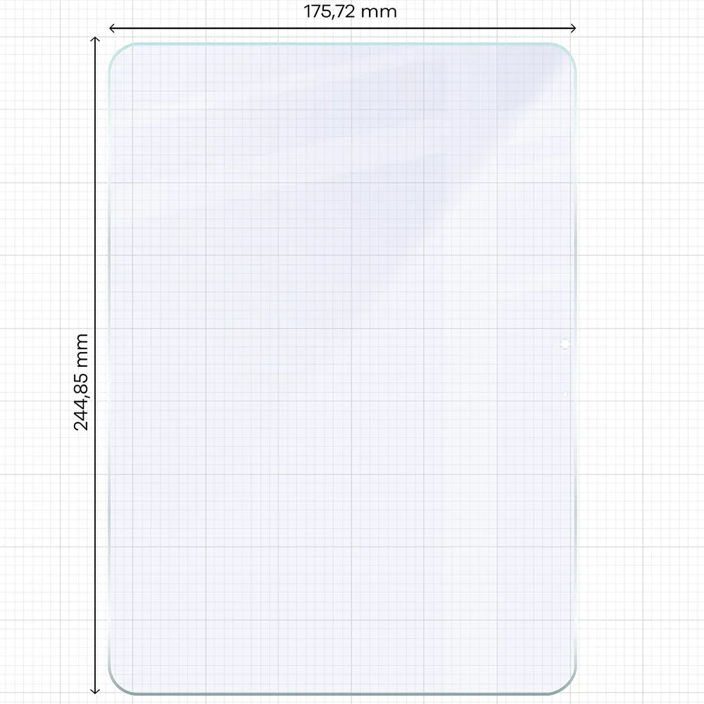 2x Hybridglas mit dem umweltfreundlichen Applikator für Apple iPad Air 11 M4 2026, Bizon Eplikator Tab Hybrid Mule (2/5)