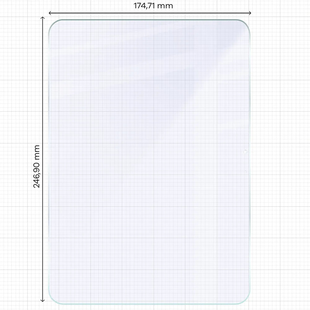2x Hybridglas mit dem umweltfreundlichen Applikator für Apple iPad Pro 11 M5 2025, Bizon Eplikator Tab Hybrid Mule (2/5)
