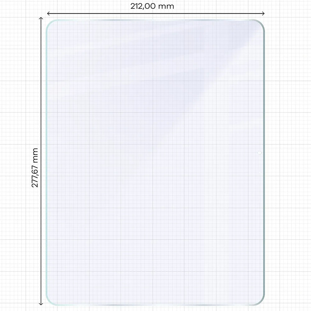 2x Hybridglas mit dem umweltfreundlichen Applikator für iPad Air 13" M4 2026 / M3 2025, Bizon Eplikator Tab Hybrid Mule (2/5)