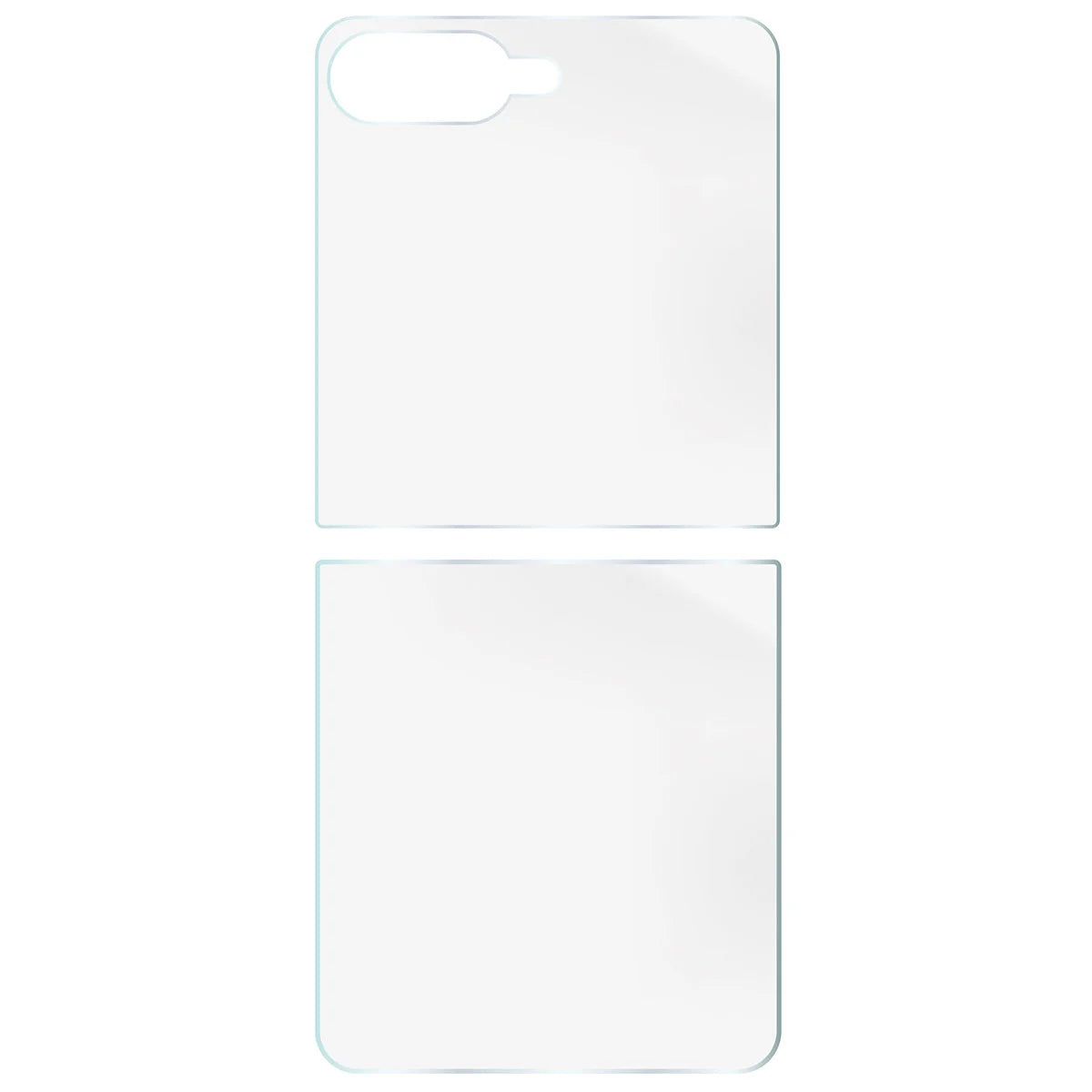 Hydrogel Folie für die Rückseite für Galaxy Z Flip8, Bizon Film Hydrogel Back Duo, 2 Stück