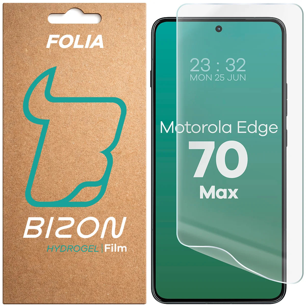 Hydrogel Folie für den Bildschirm für Motorola Edge 70 Max, Bizon Film Hydrogel Front, 1 Stück (1/5)
