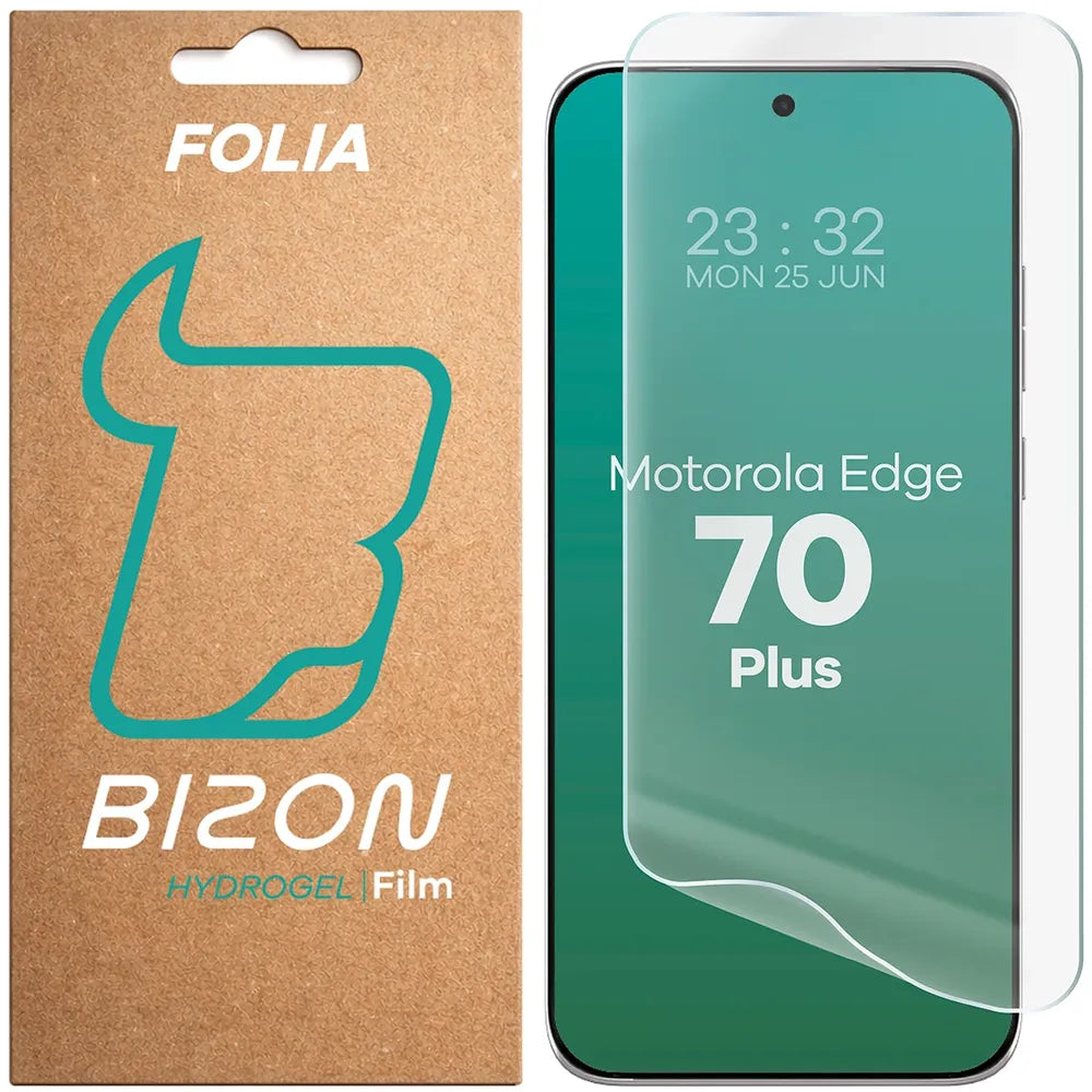 Hydrogel Folie für den Bildschirm für Motorola Edge 70 Plus, Bizon Film Hydrogel Front, 1 Stück (1/5)