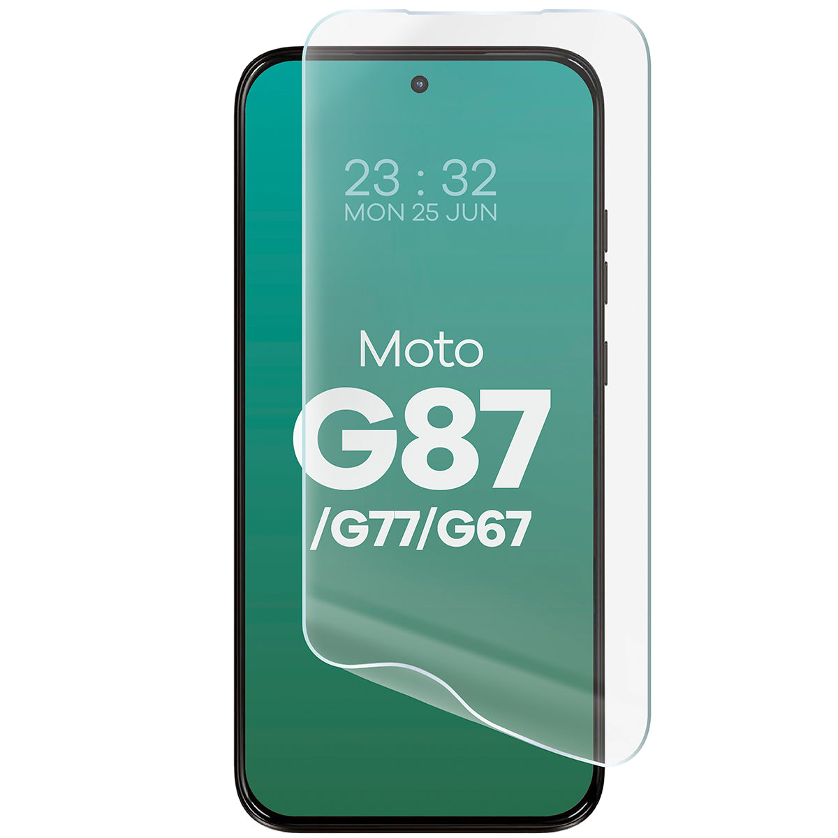 Hydrogel Folie für den Bildschirm für  Motorola Moto G87 5G / G77 5G / G67 5G, Bizon Film Hydrogel Front, 1 Stück