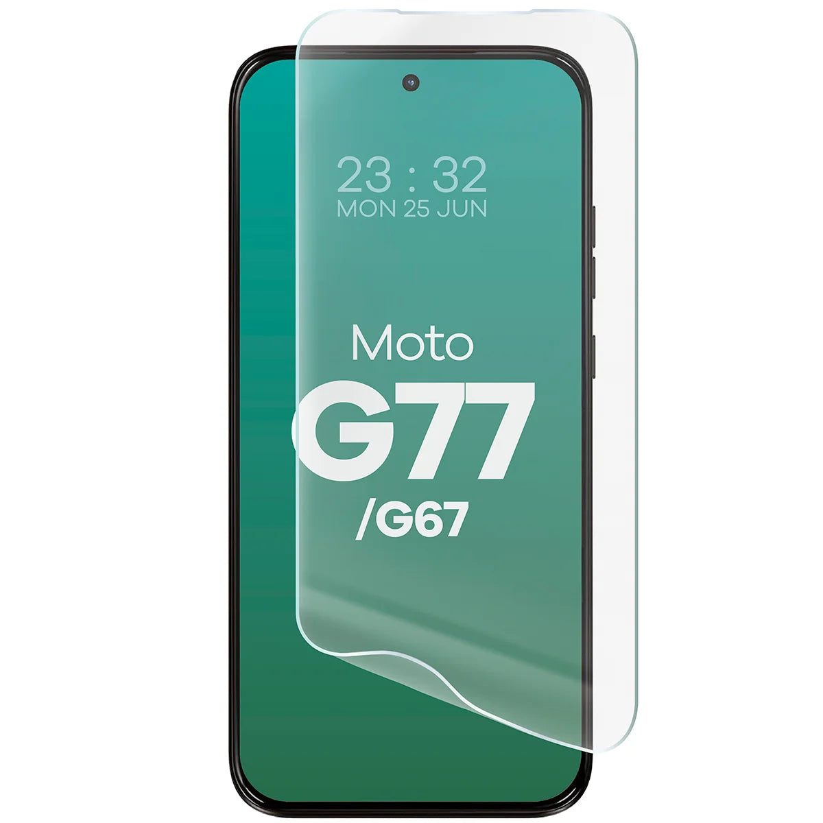 Hydrogel Folie für den Bildschirm für  Motorola Moto G67 5G / G77 5G, Bizon Film Hydrogel Front, 1 Stück