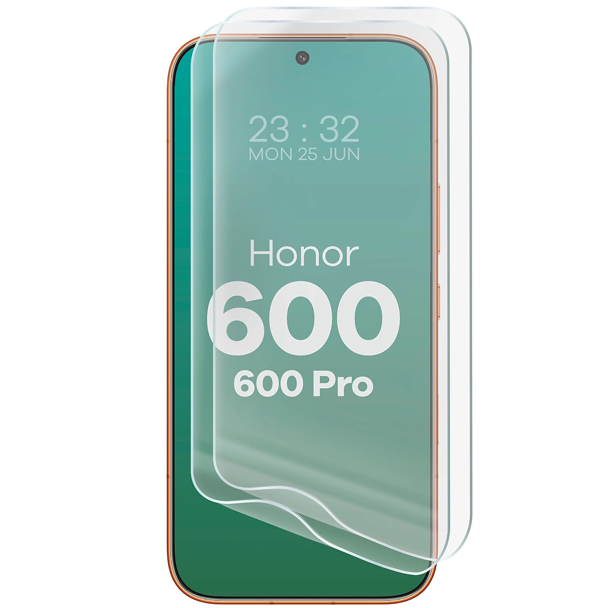 Hydrogel Folie für den Bildschirm für Honor 600 5G / 600 Pro 5G, Bizon Film Hydrogel Front Duo, 2 Stück