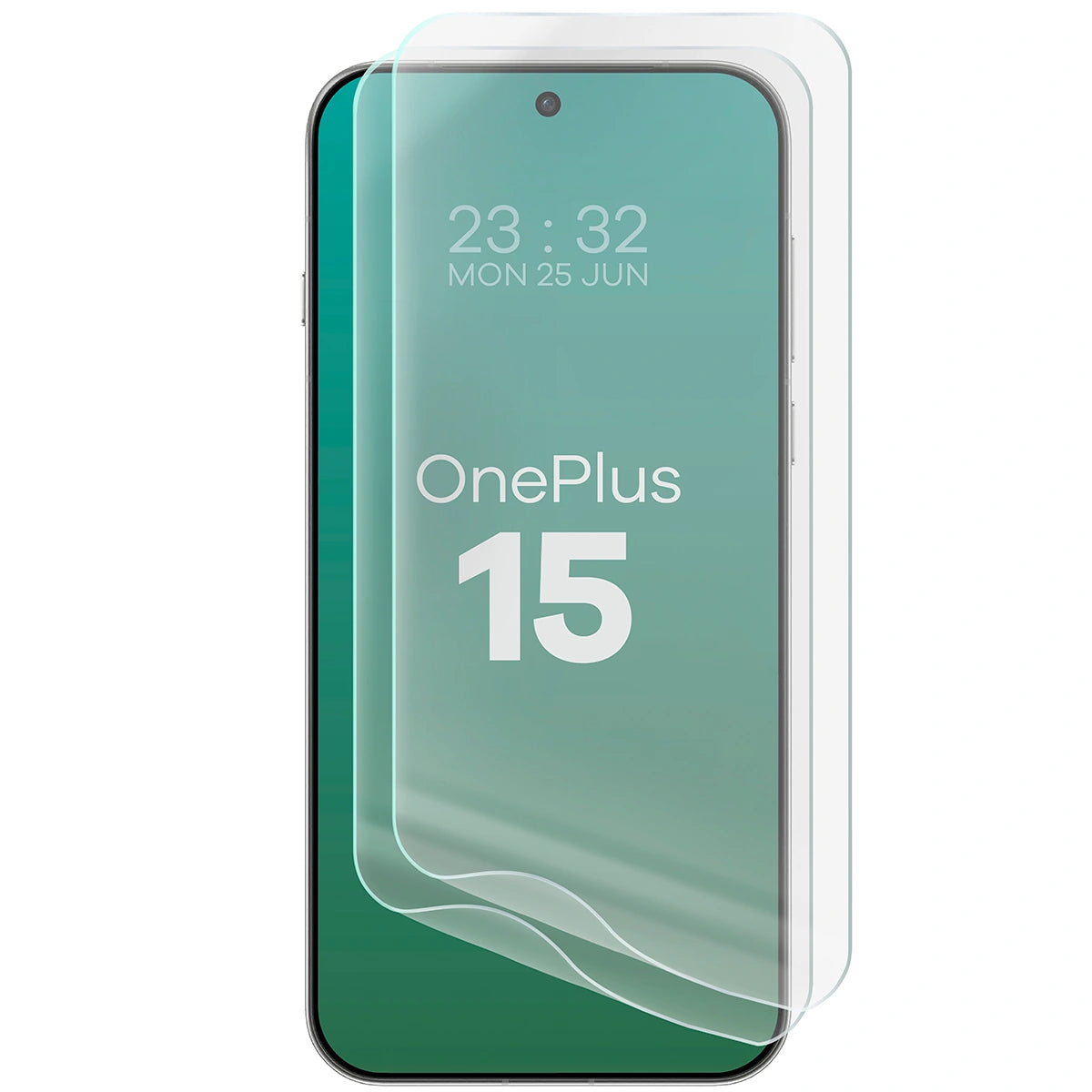 Hydrogel Folie für den Bildschirm für OnePlus 15, Bizon Film Hydrogel Front Duo, 2 Stück