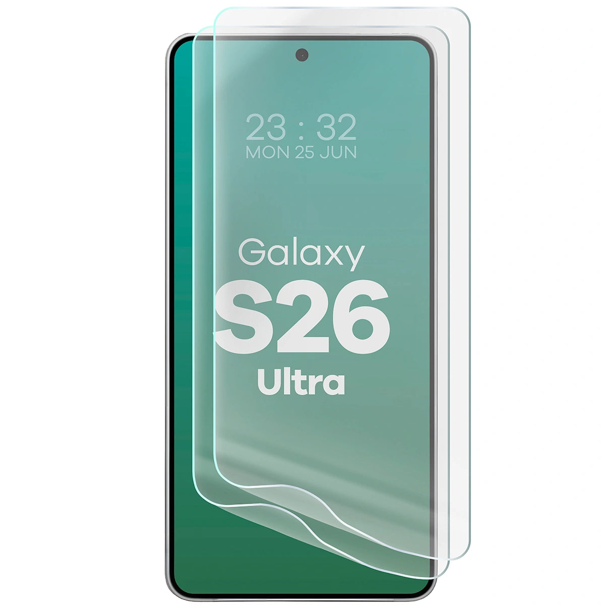 Hydrogel Folie für den Bildschirm für Galaxy S26 Ultra, Bizon Film Hydrogel Front Duo, 2 Stück