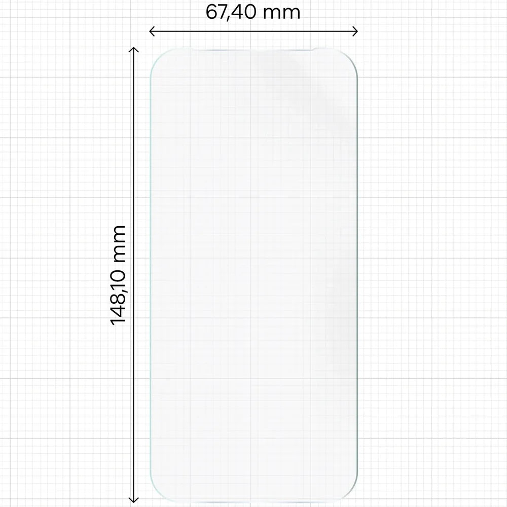 Hydrogel Folie für den Bildschirm für Vivo X500 Pro, Bizon Film Hydrogel Front Duo, 2 Stück (2/5)
