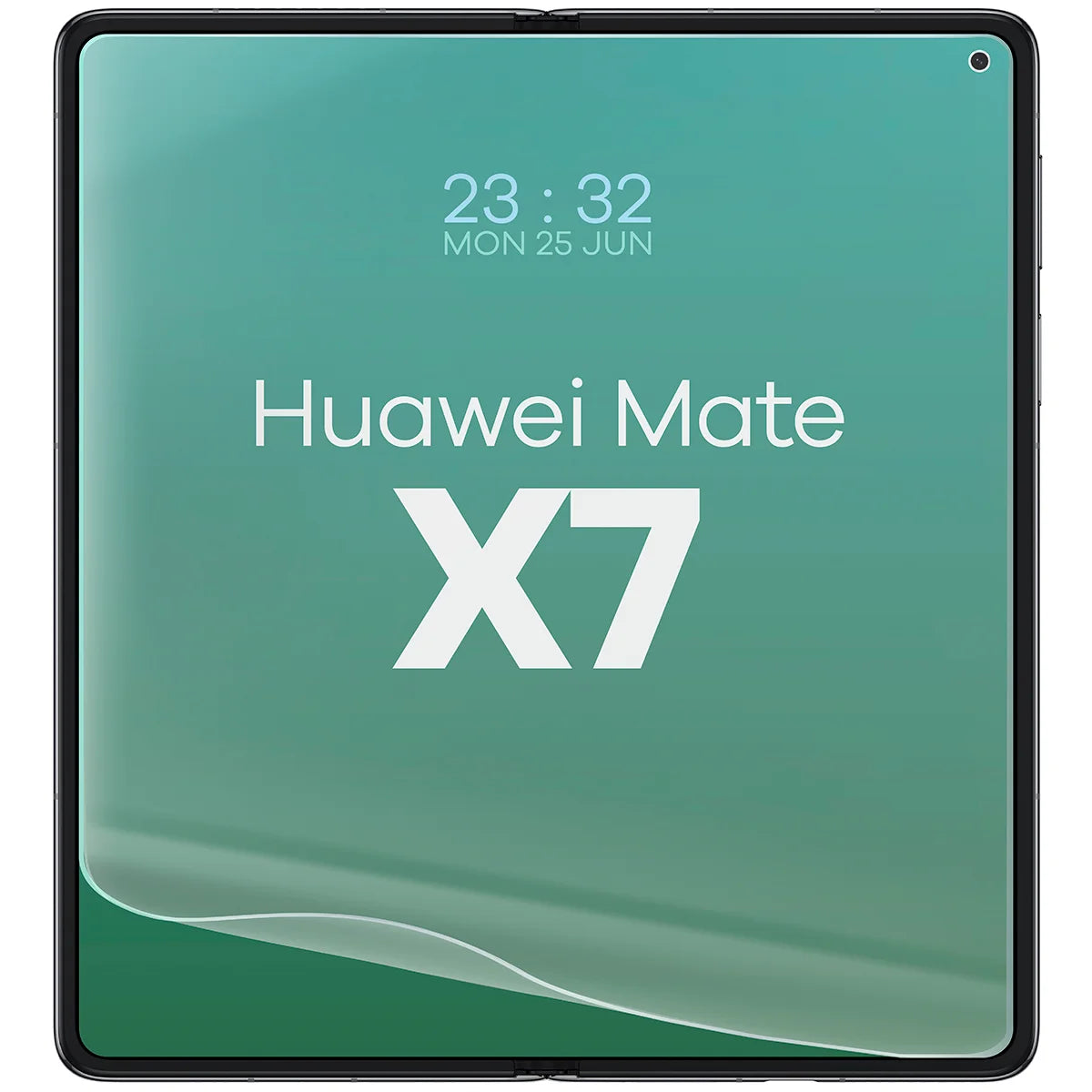 Hydrogel Folie für den mittleren Bildschirm für Huawei Mate X7, Bizon Film Hydrogel Mid Duo, 2 Stück