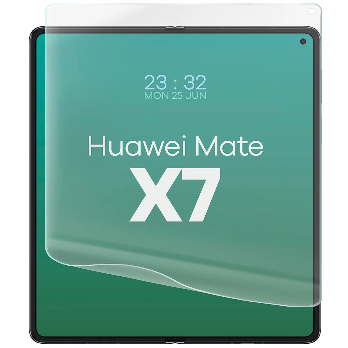 Hydrogel Folie für den mittleren Bildschirm für Huawei Mate X7, Bizon Film Hydrogel Mid Duo, 2 Stück