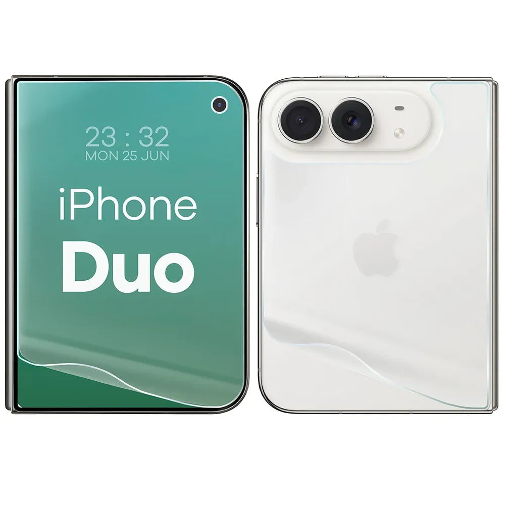 Hydrogel Folie für Display und Rückseite Bizon Film Hydrogel Pack für iPhone Duo, 2 Stück (5/5)