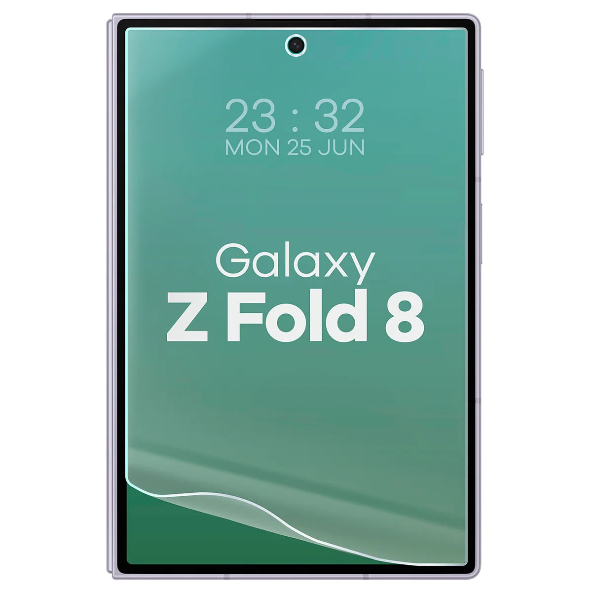 Hydrogel Folie für Display und Rückseite Bizon Film Hydrogel Pack für Galaxy Z Fold8, 2 Stück