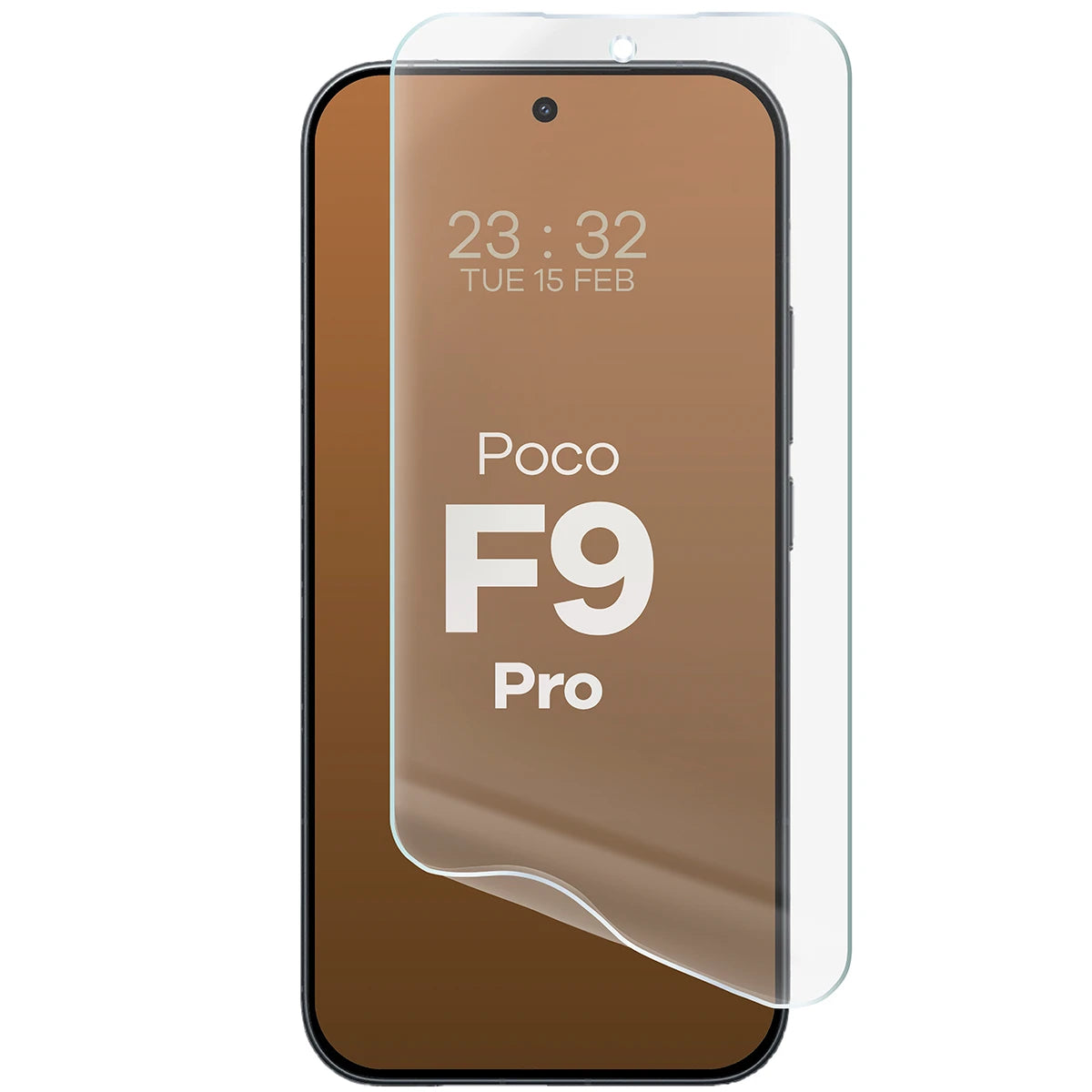 Matte Folie für Xiaomi POCO F9 Pro, Bizon Film Matte, 1 Stück (5/5)
