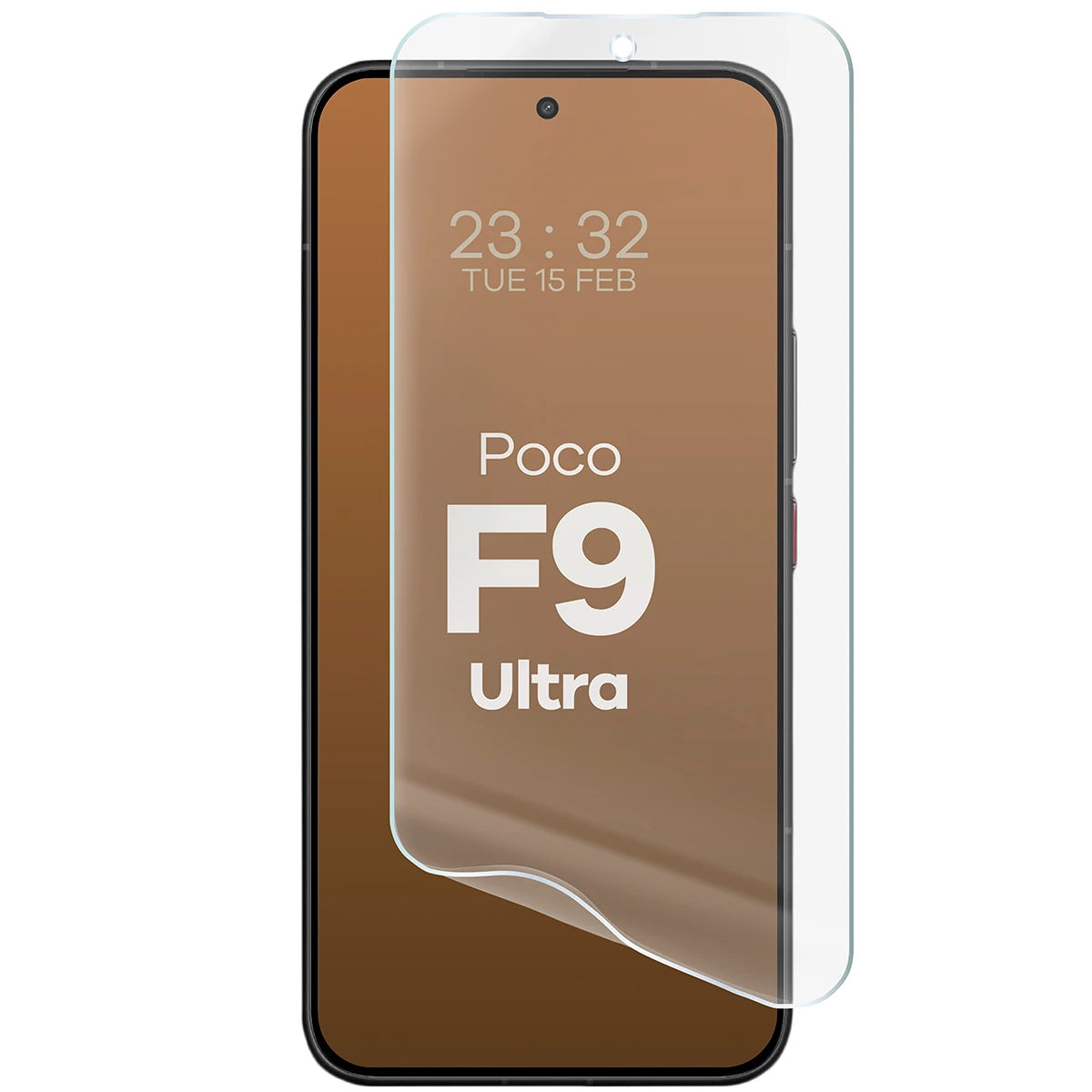 Matte Folie für Xiaomi POCO F9 Ultra, Bizon Film Matte, 1 Stück (5/5)