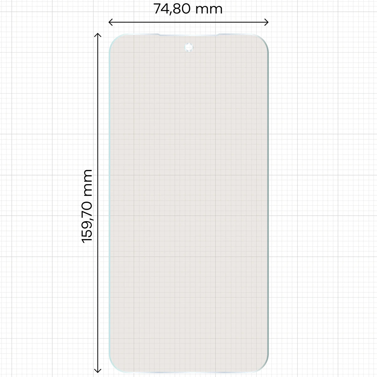 Matte Folie für Xiaomi Redmi Note 17 Pro 5G, Bizon Film Matte, 1 Stück (2/5)