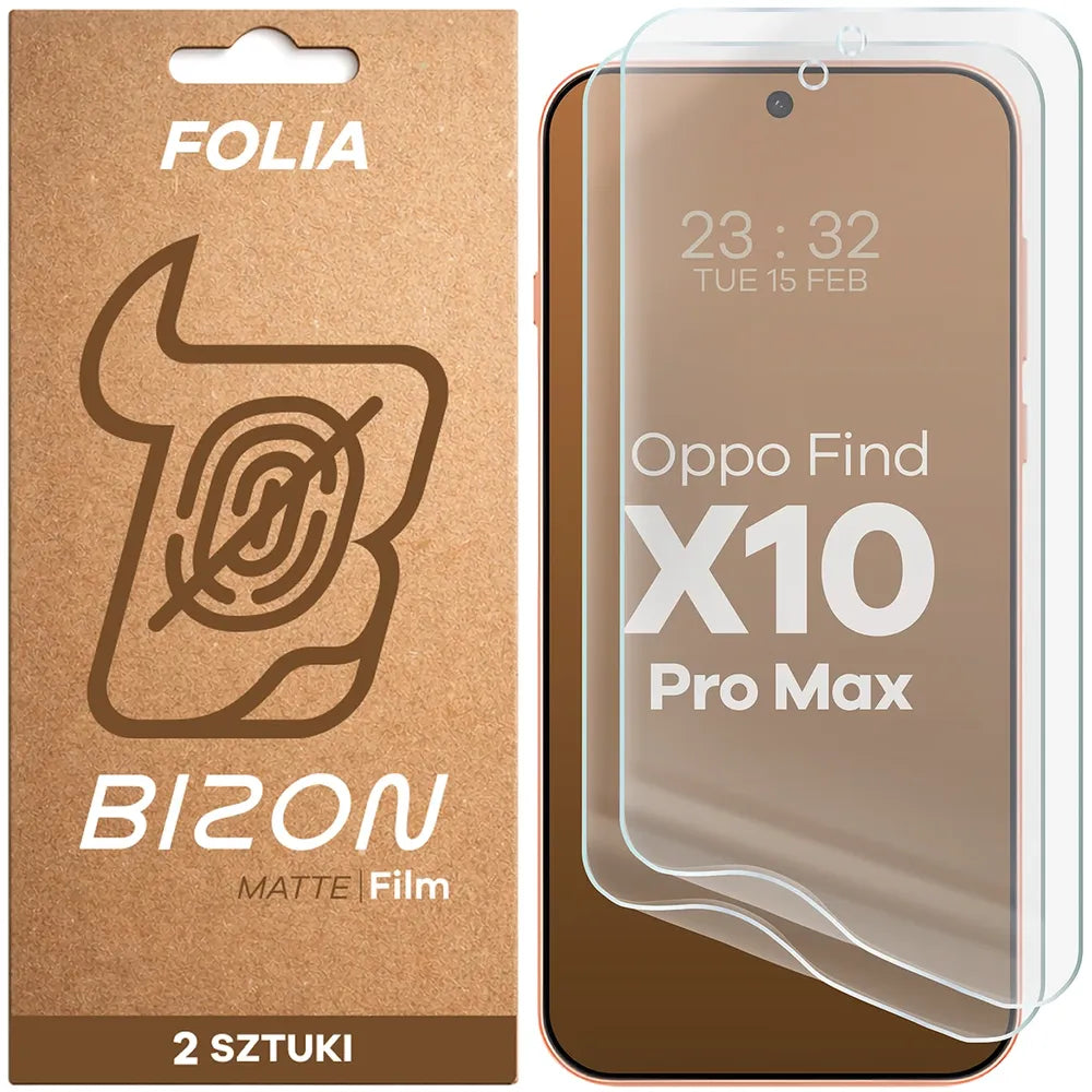 Matte Folie für OPPO Find X10 Pro Max, Bizon Film Matte Duo, 2 Stück (1/5)