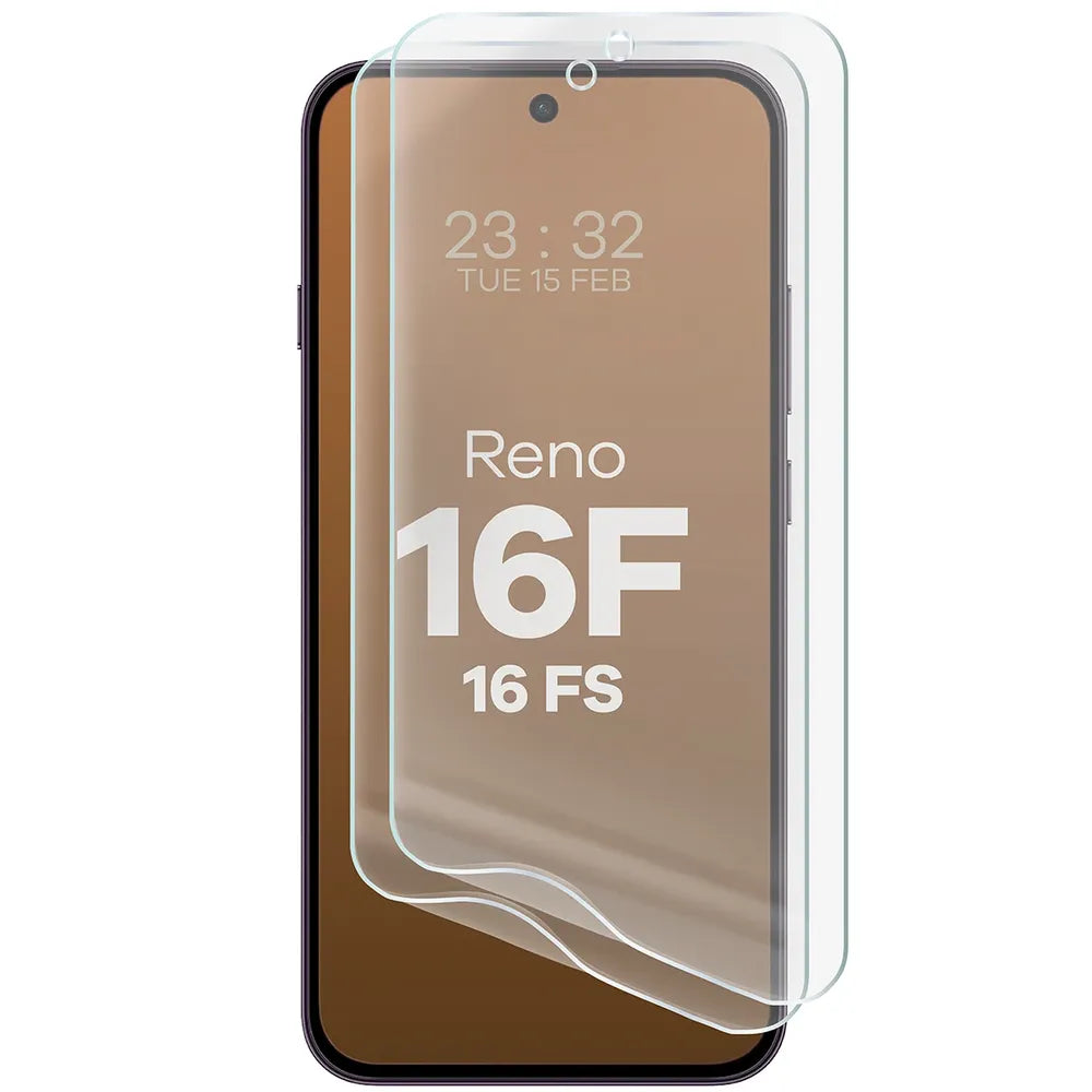 Matte Folie für Oppo Reno16 F / Reno16 FS, Bizon Film Matte Duo, 2 Stück (5/5)