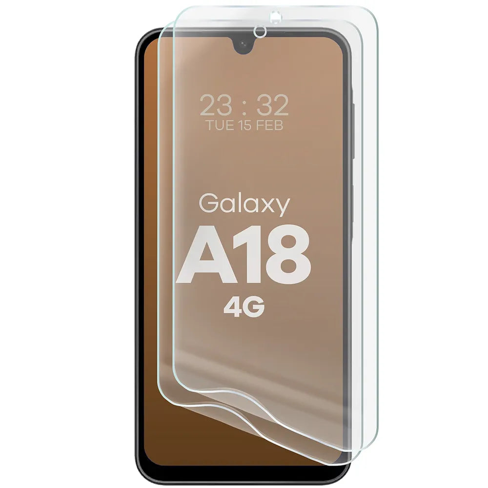 Matte Folie für Galaxy A18 4G, Bizon Film Matte Duo, 2 Stück (5/5)
