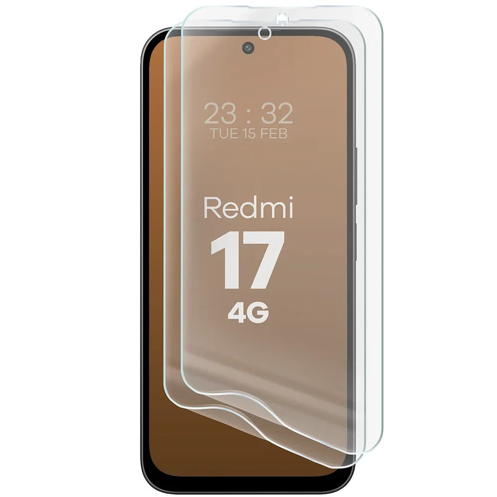 Matte Folie für Xiaomi Redmi 17 4G, Bizon Film Matte Duo, 2 Stück (5/5)