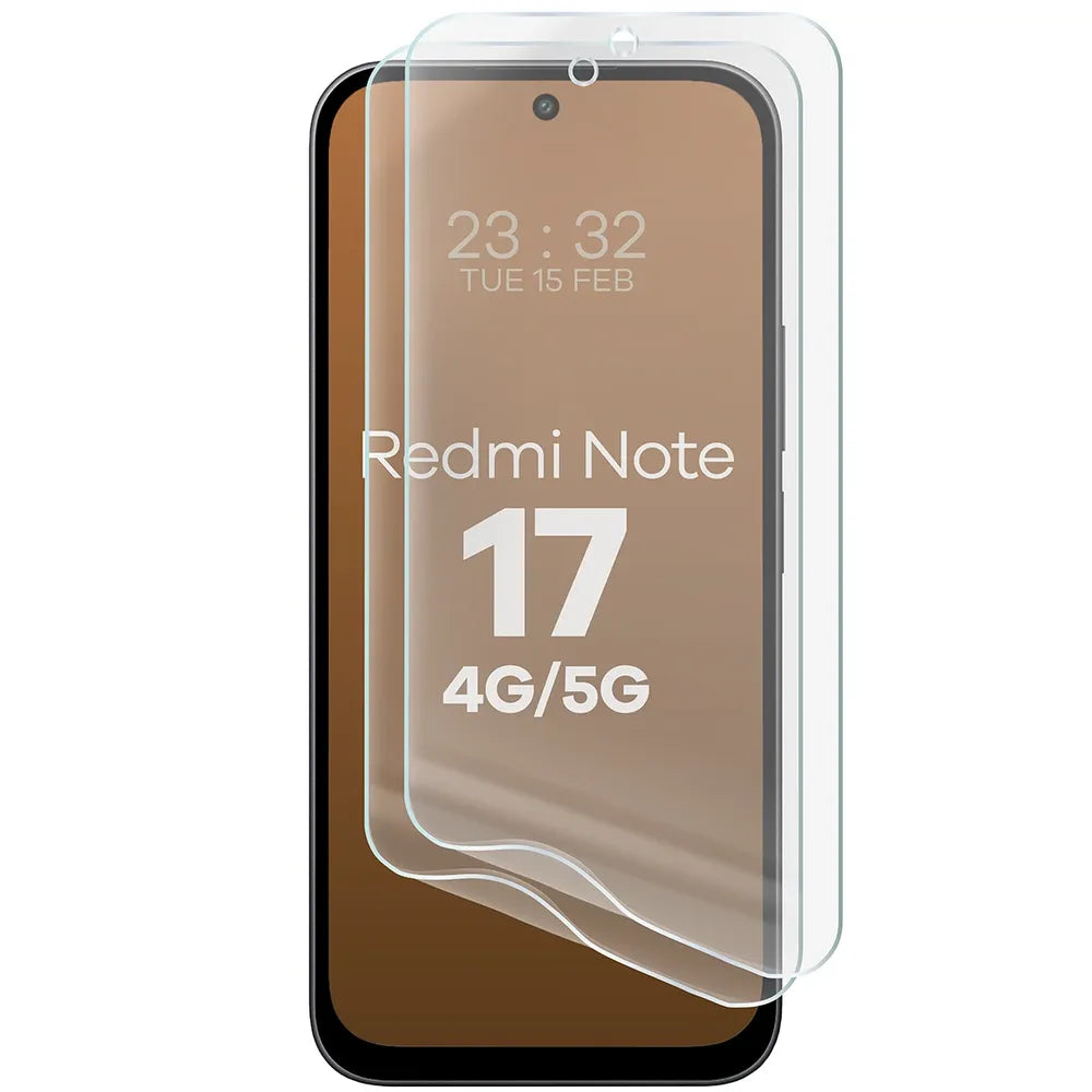 Matte Folie für Xiaomi Redmi Note 17 4G/5G, Bizon Film Matte Duo, 2 Stück (5/5)