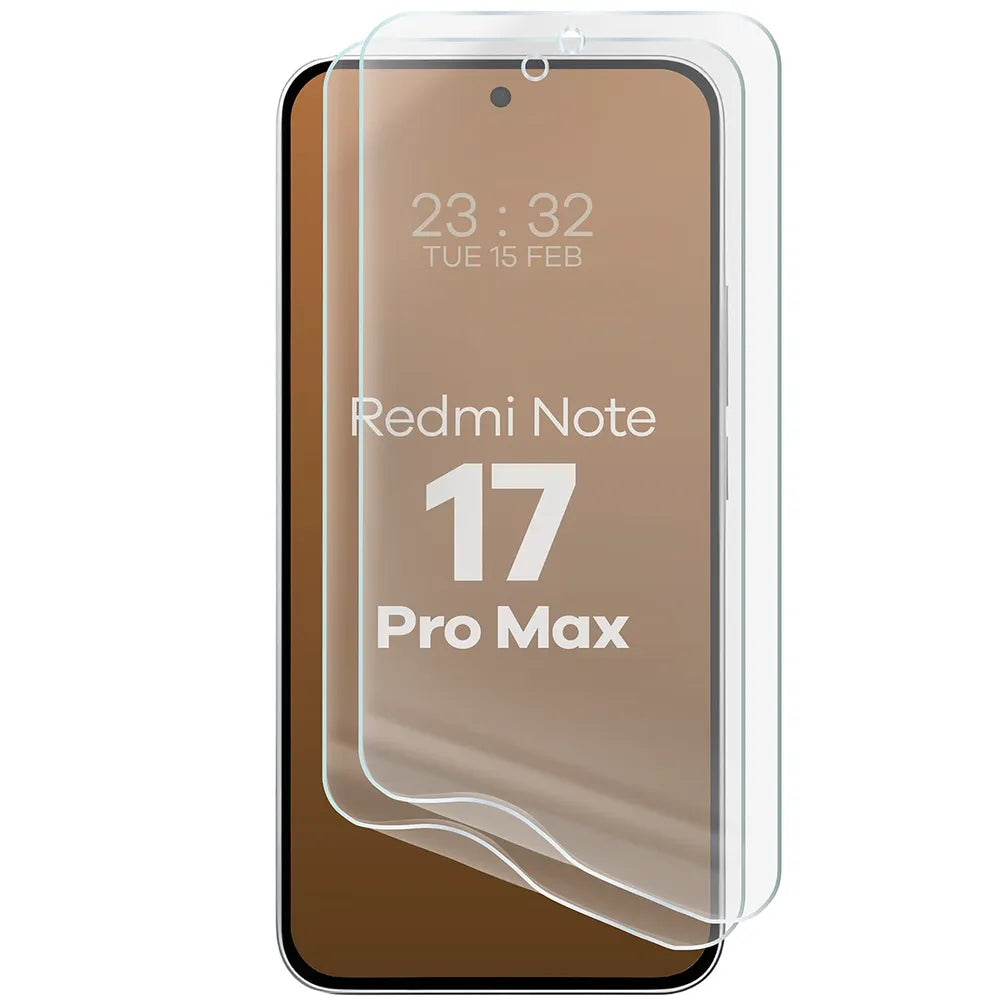 Matte Folie für Xiaomi Redmi Note 17 Pro Max 5G, Bizon Film Matte Duo, 2 Stück (5/5)