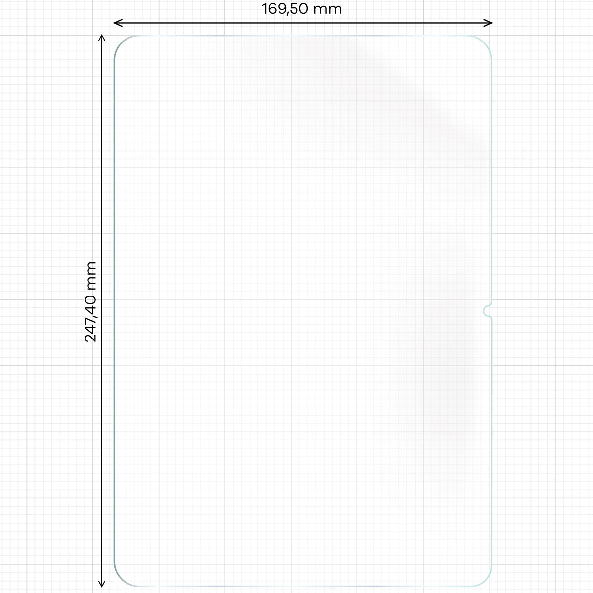 Papierimitationsfolie für Xiaomi Pad 7/7 Pro, Bizon Film Tab Papirus Duo, 2 Stück