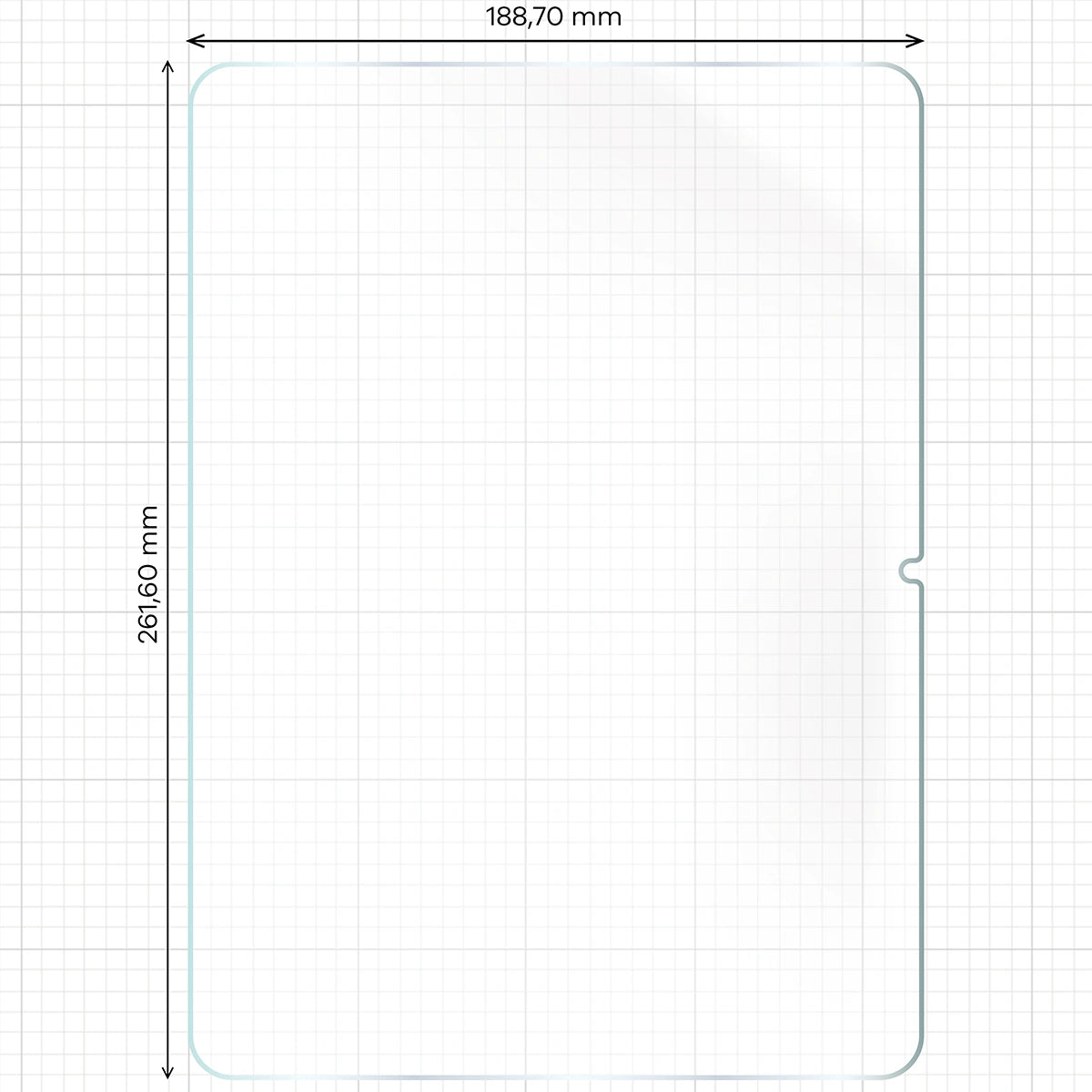 Papierimitationsfolie für OnePlus Pad Go 2 Bizon Film Tab Papirus Duo, 2 Stück