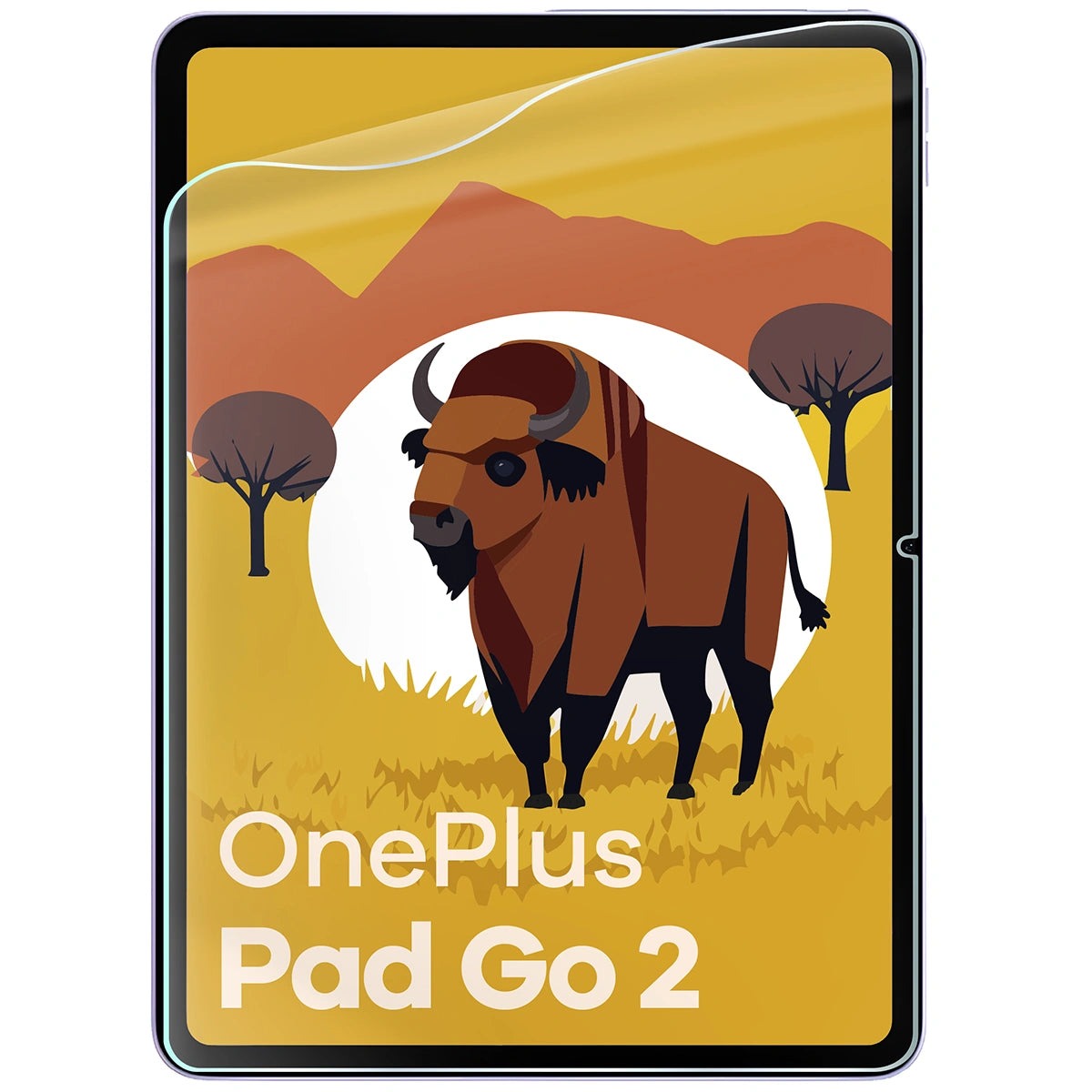 Papierimitationsfolie für OnePlus Pad Go 2 Bizon Film Tab Papirus Duo, 2 Stück